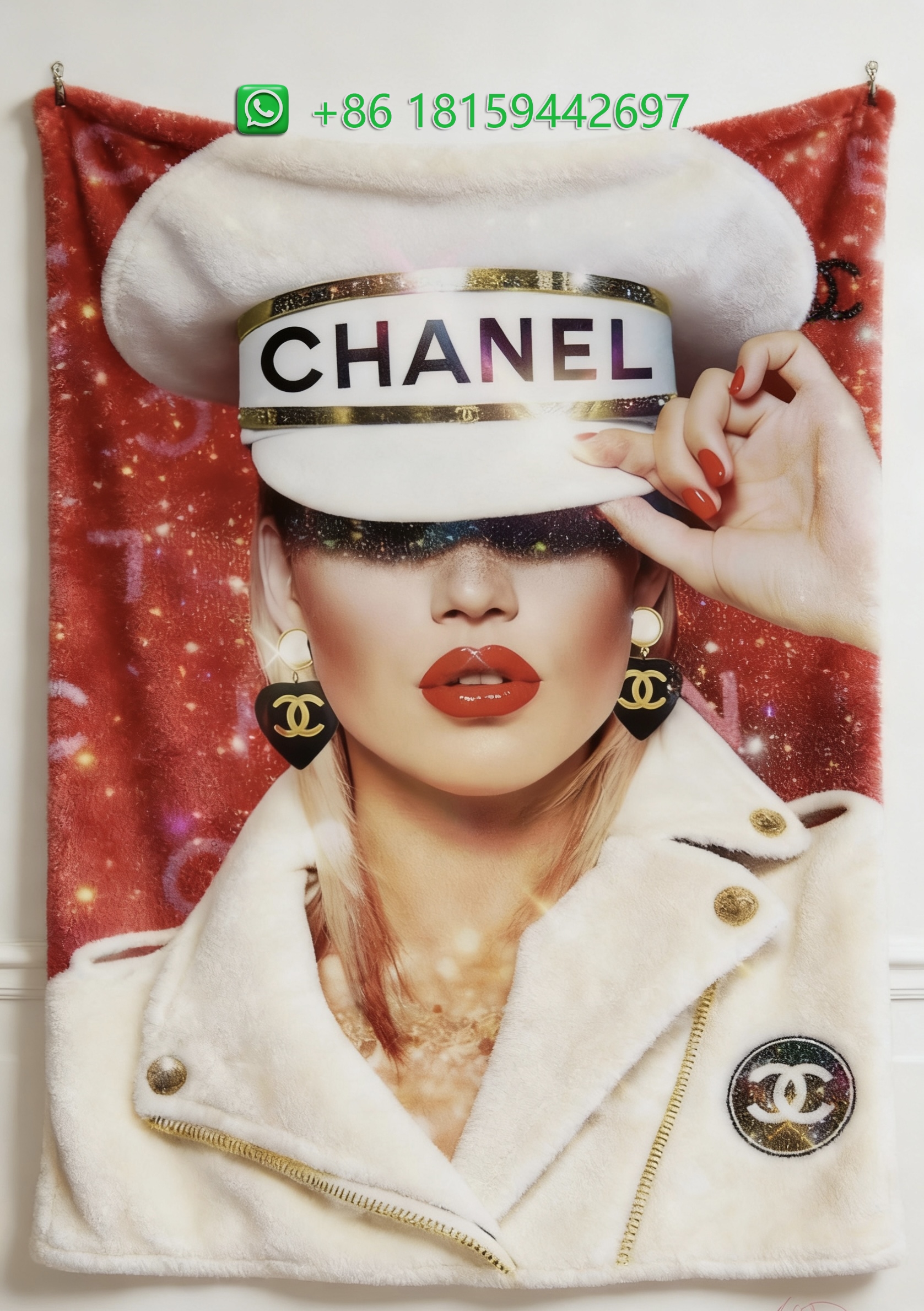 Chanel Throw Blankets